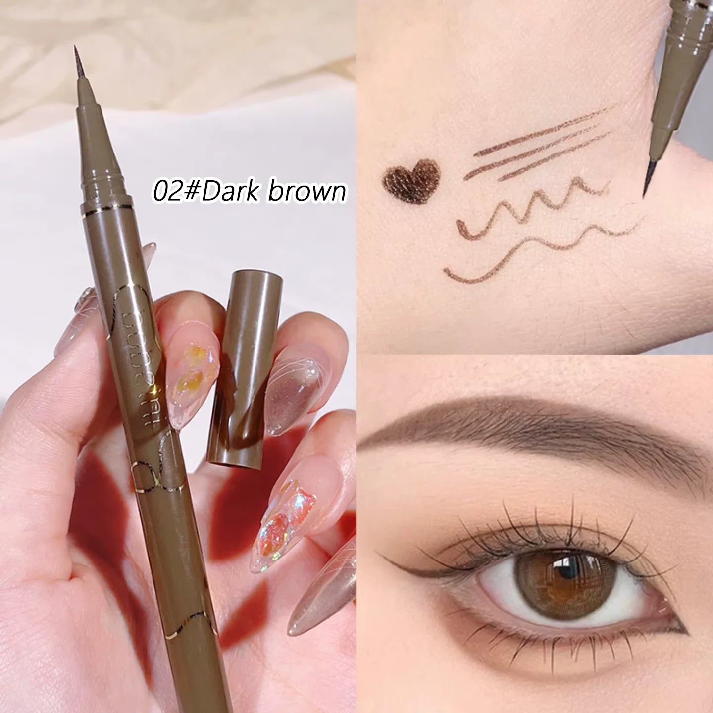 Ultra-Fine 0.05mm Slim Eyeliner — Smooth, Durable & Precision Tip