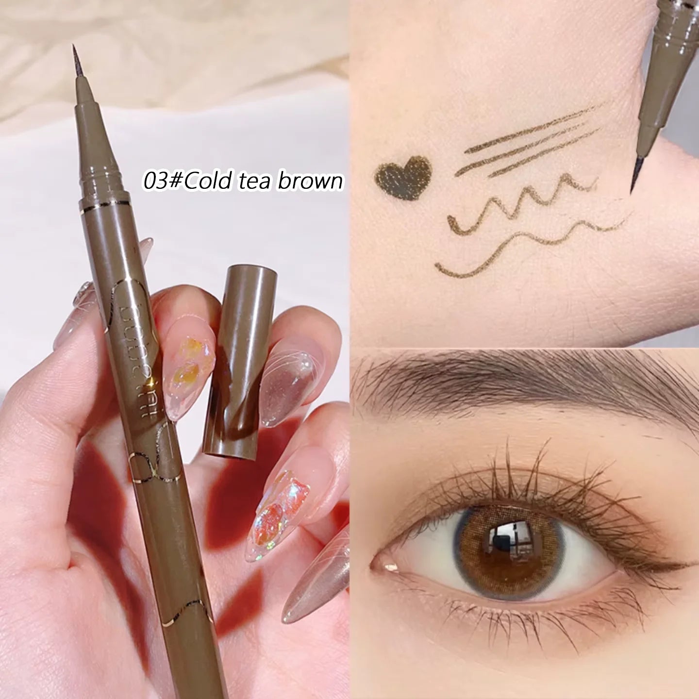Ultra-Fine 0.05mm Slim Eyeliner — Smooth, Durable & Precision Tip
