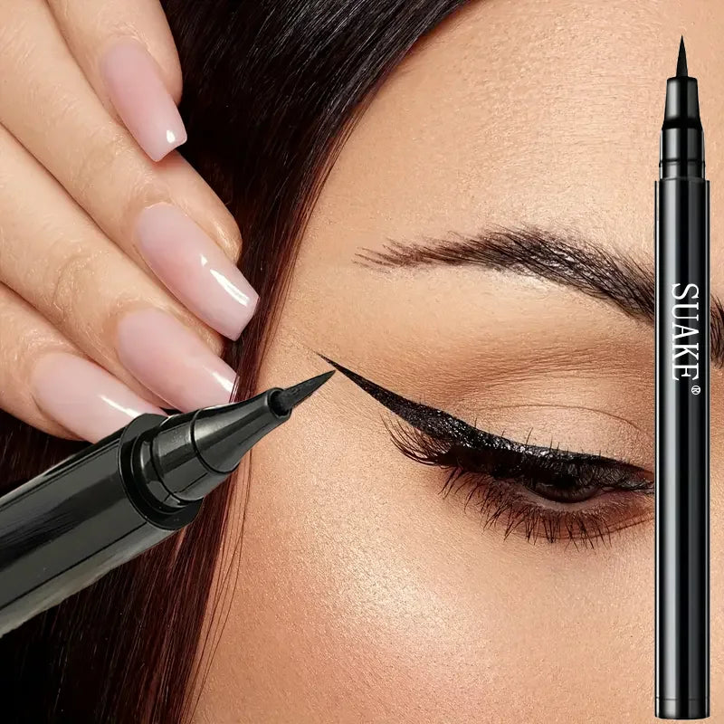 Waterproof Sweat-Proof Eyeliner — Smudge-Proof Black, All-Day Precision