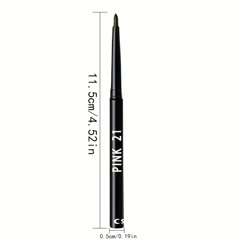 5-Pack Waterproof Black Eyeliner Pencils — Sweat-Proof & Long-Lasting