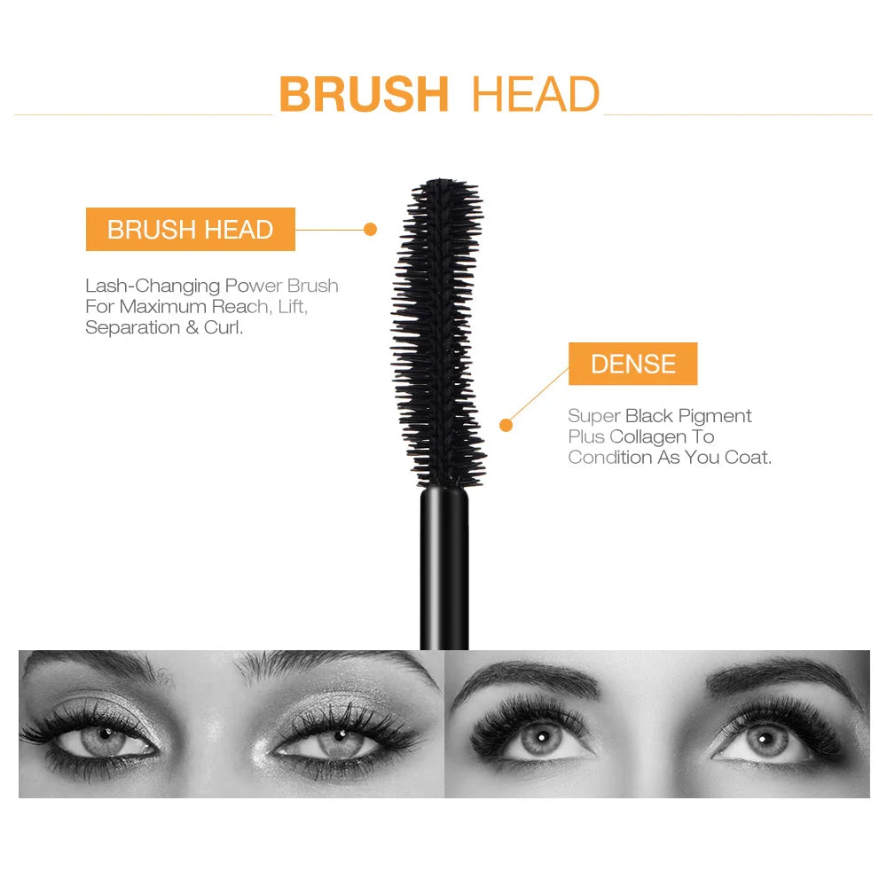 O.TWO.O 3D Mascara — Lengthening Black Lash, Volumizing & Long-Lasting