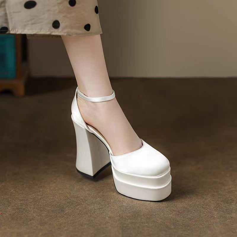 Waterproof Platform Wedding Heels