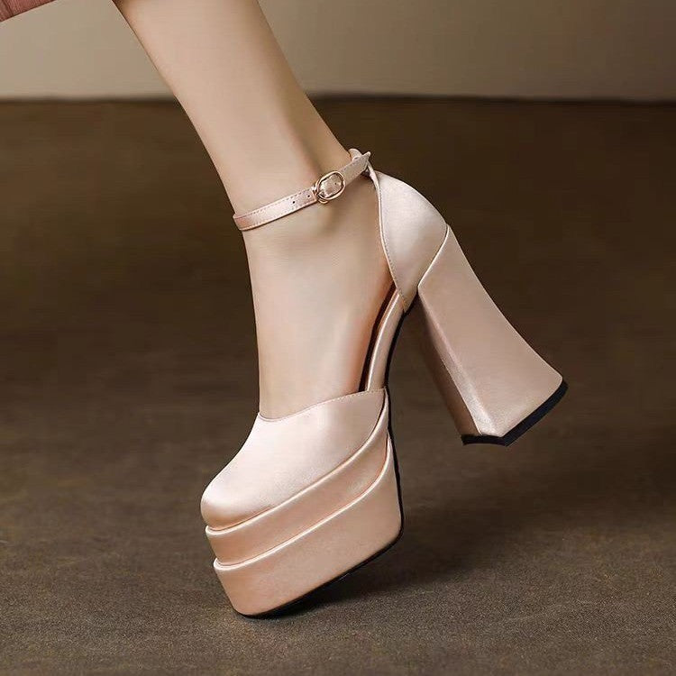 Waterproof Platform Wedding Heels