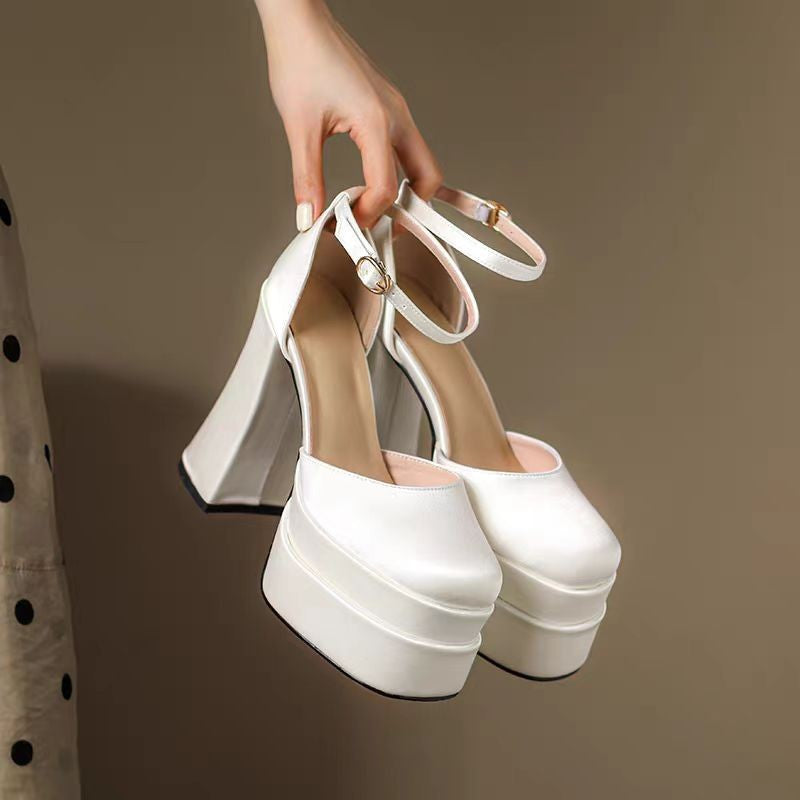 Waterproof Platform Wedding Heels