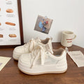 Women's Mesh Round-Toe Platform Sneakers