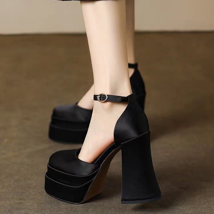 Waterproof Platform Wedding Heels