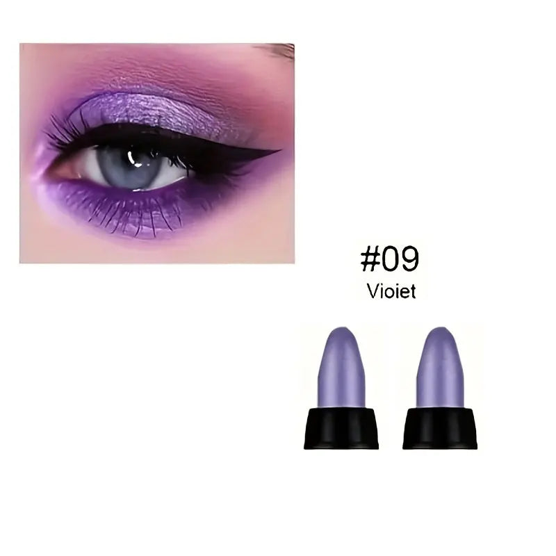 16-Color Pearlescent Glitter Eyeliner — Waterproof & Long-Lasting