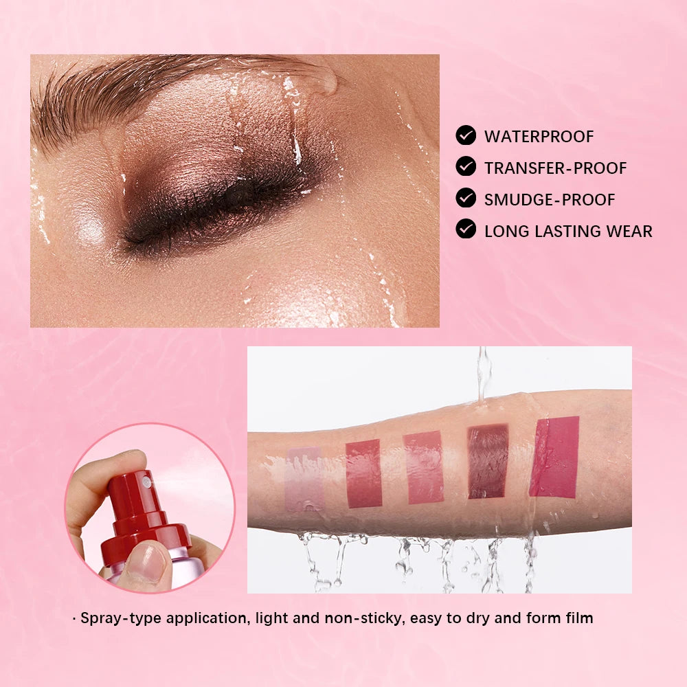 Mattifying Waterproof Setting Spray — Glossy or Matte Finish, Long-Lasting