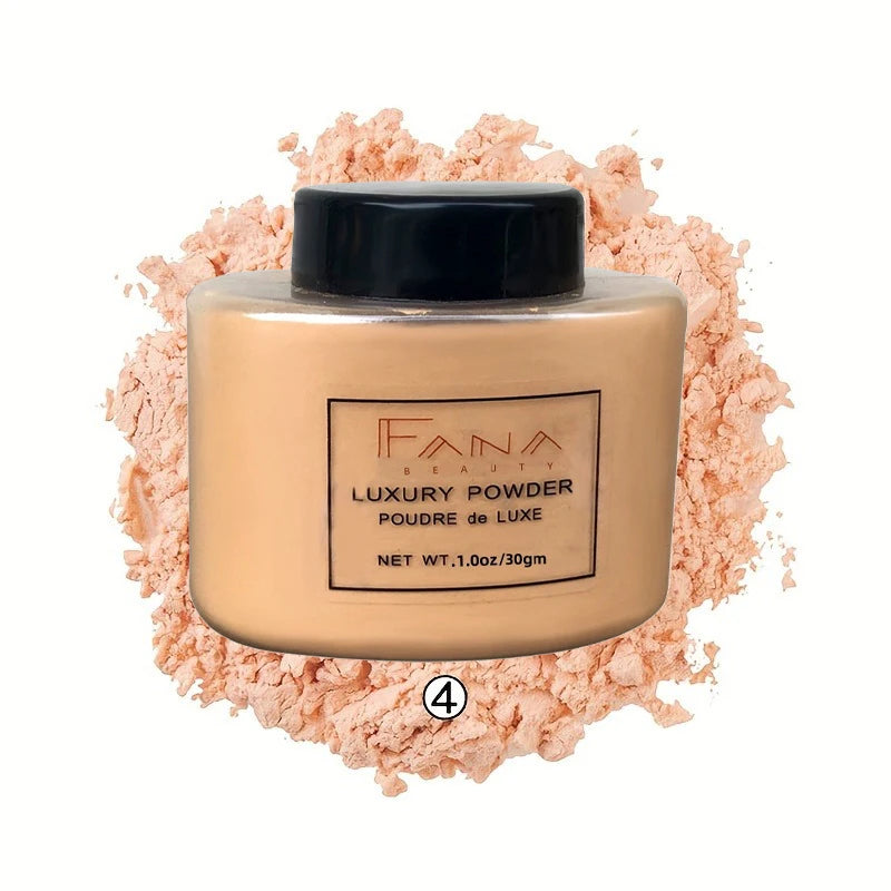 4-Color Luxury Banana Setting Powder — Waterproof, Long-Lasting Matte Finish