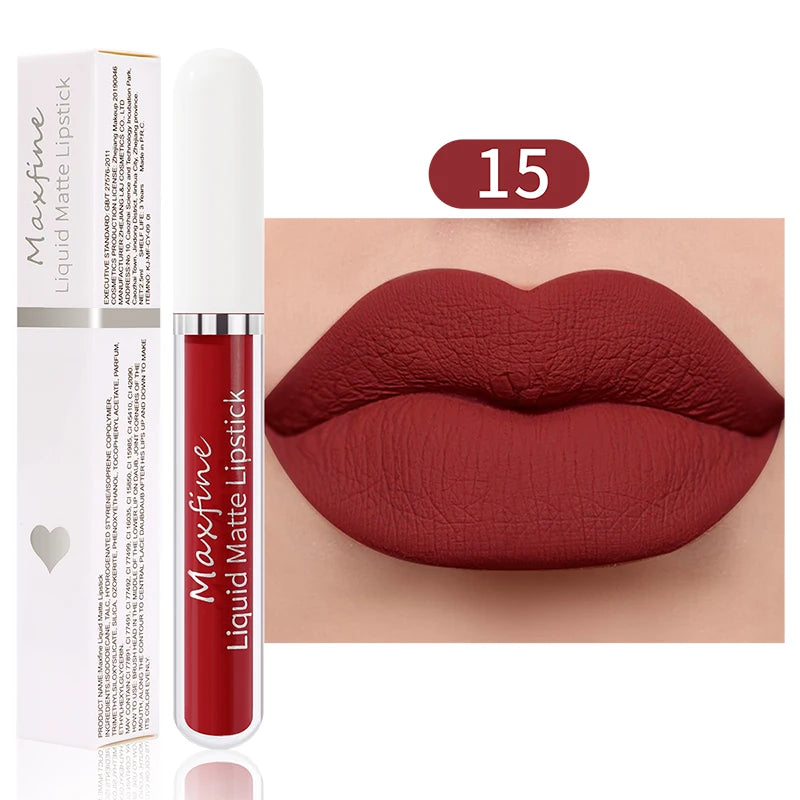 Velvet Matte Liquid Lipstick — Waterproof, Sexy & Long-Lasting