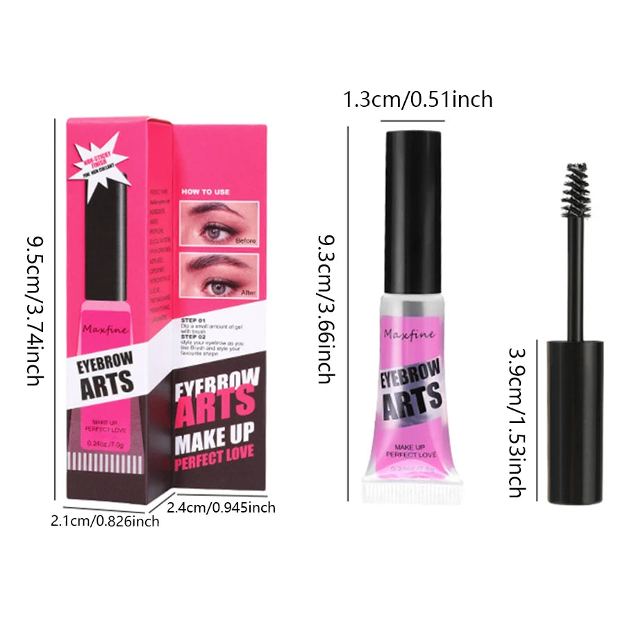 Waterproof Eyebrow Shaping Gel — Natural Clear Hold All Day