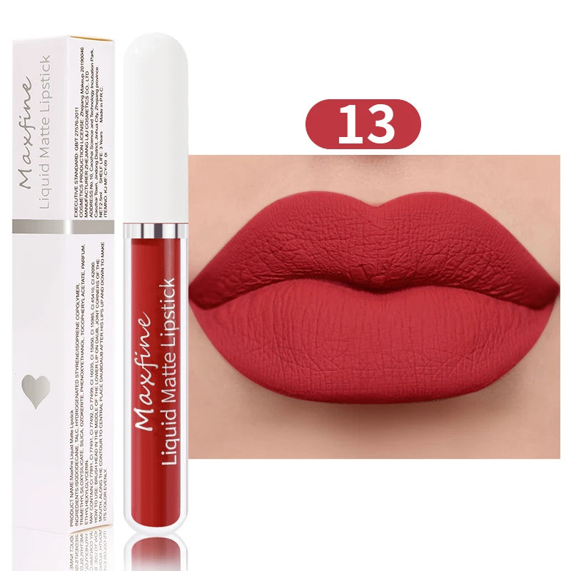 Velvet Matte Liquid Lipstick — Waterproof, Sexy & Long-Lasting