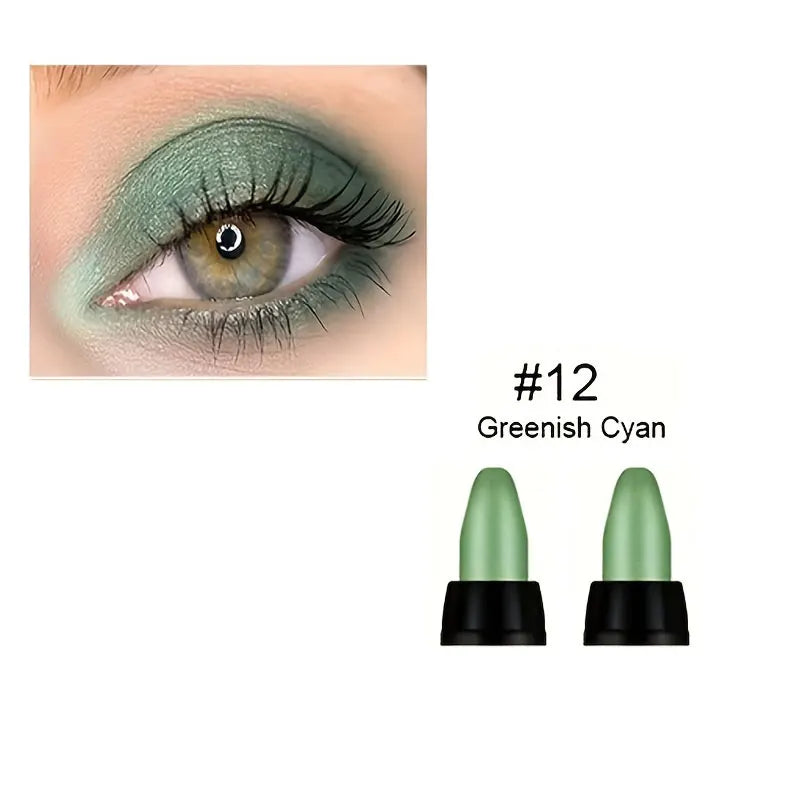 16-Color Pearlescent Glitter Eyeliner — Waterproof & Long-Lasting