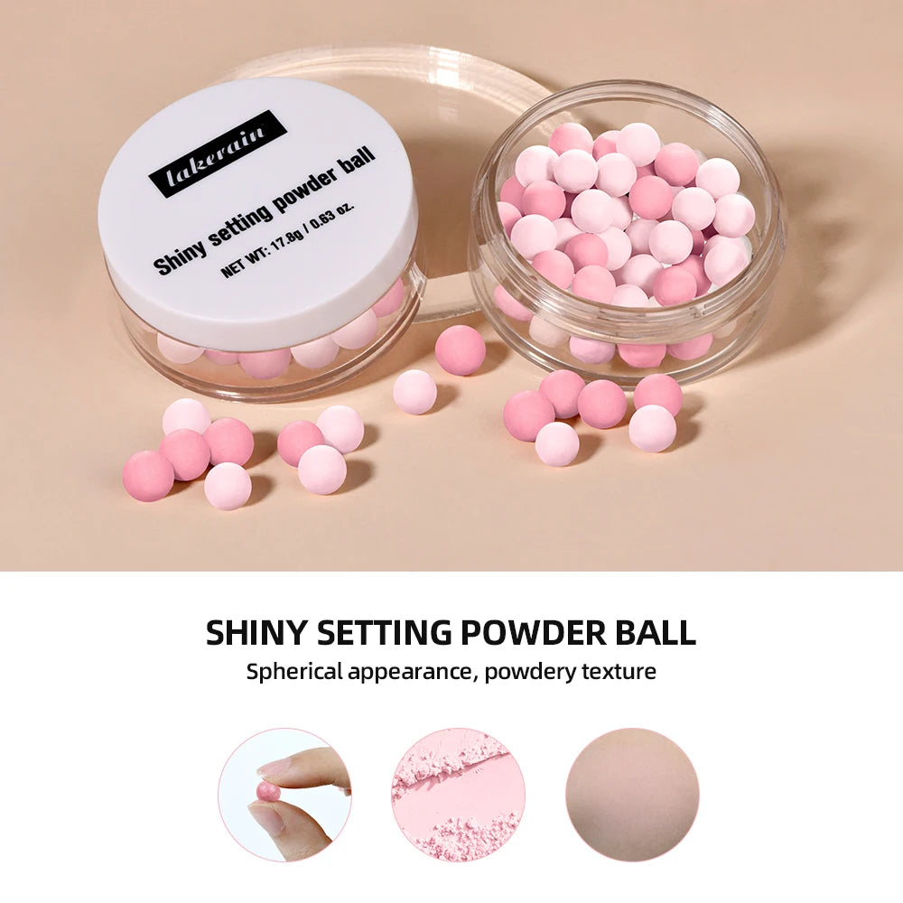 Pearl Ball Setting Powder — Long-Lasting, Pore-Blurring Luminous Finish