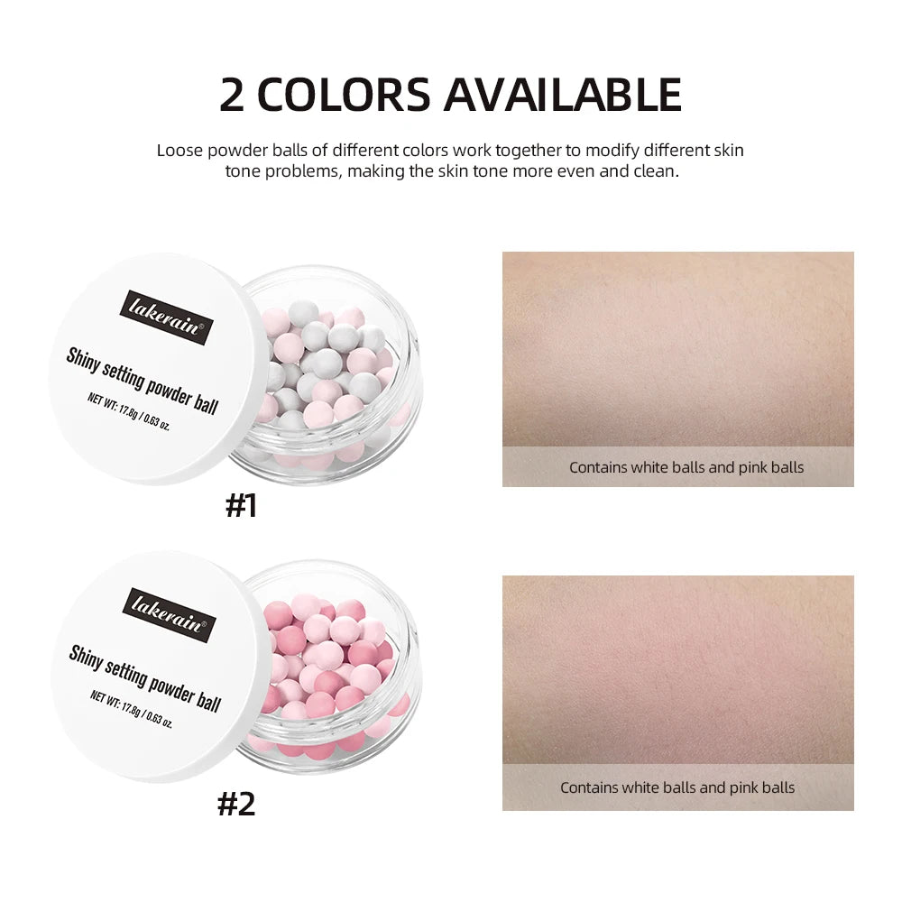 Pearl Ball Setting Powder — Long-Lasting, Pore-Blurring Luminous Finish