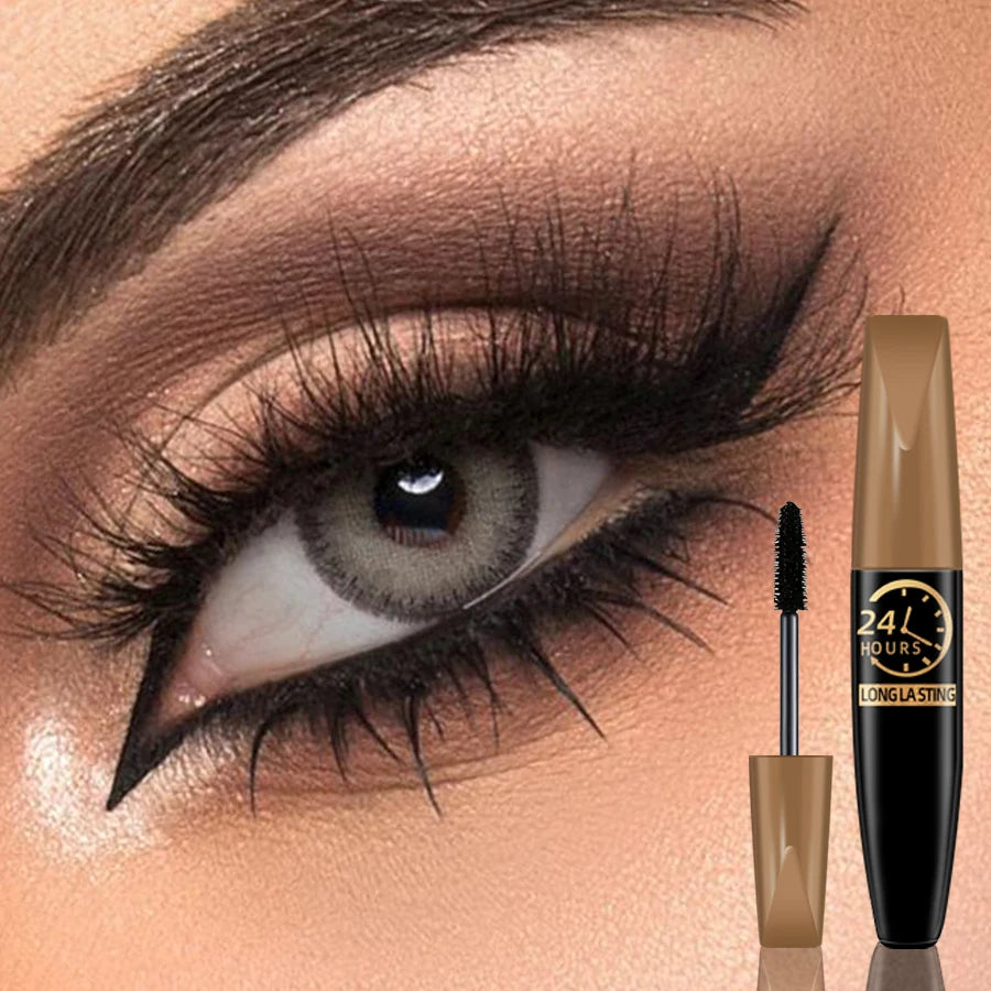 5D Waterproof Black Mascara — Lengthening, Volumizing & Long-Lasting