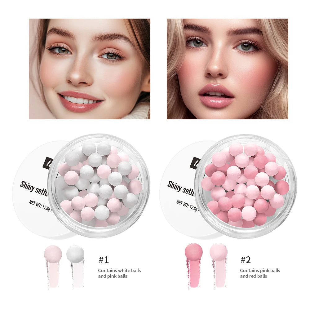 Pearl Ball Setting Powder — Long-Lasting, Pore-Blurring Luminous Finish
