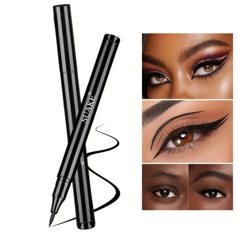 Waterproof Sweat-Proof Eyeliner — Smudge-Proof Black, All-Day Precision