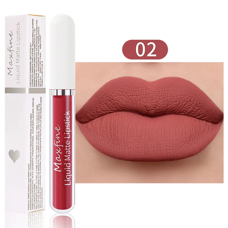 Velvet Matte Liquid Lipstick — Waterproof, Sexy & Long-Lasting