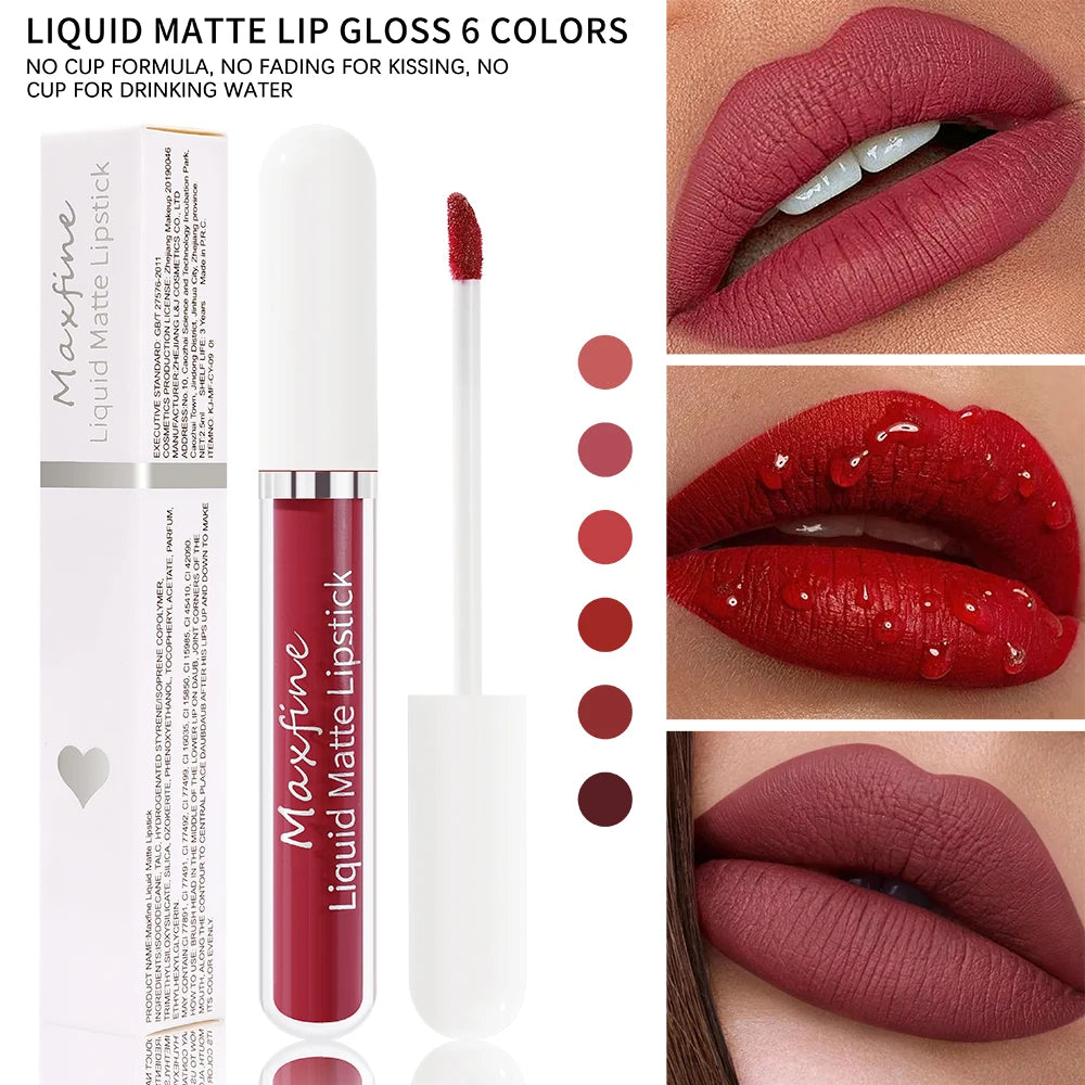 Velvet Matte Liquid Lipstick — Waterproof, Sexy & Long-Lasting