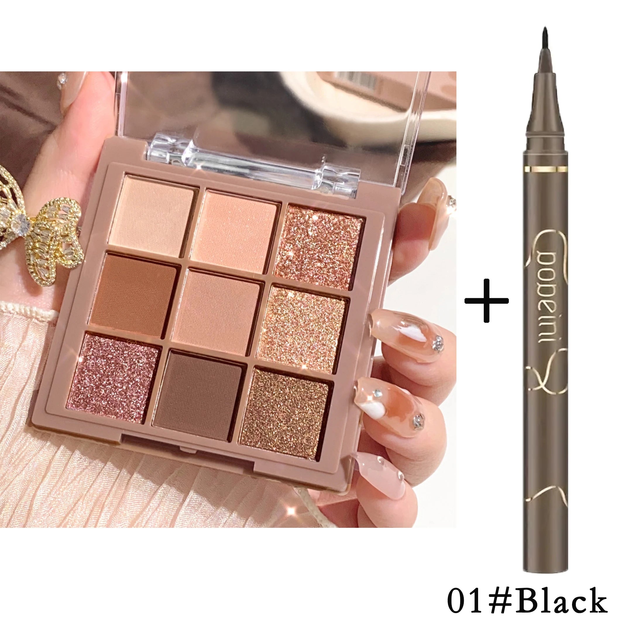 Velvet Matte Eyeshadow Palette — 9 & 18 Shades, Luxurious Pigment