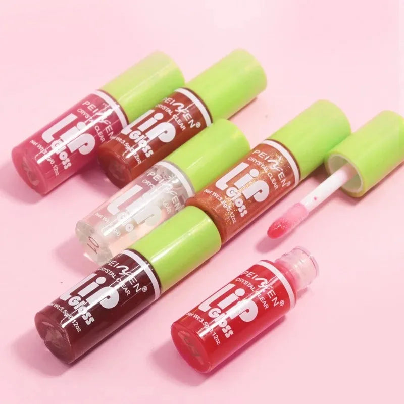 6-Piece Moisturizing Lip Gloss Set — Transparent Lip Oil for Hydrated, Glossy Lips