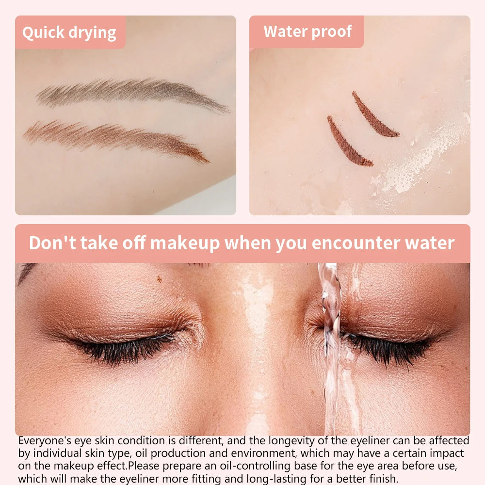 Waterproof Eyeliner Pen — Fast-Drying, Durable & Smudge-Proof