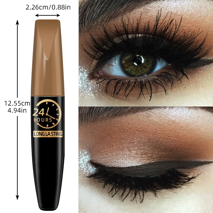5D Waterproof Black Mascara — Lengthening, Volumizing & Long-Lasting