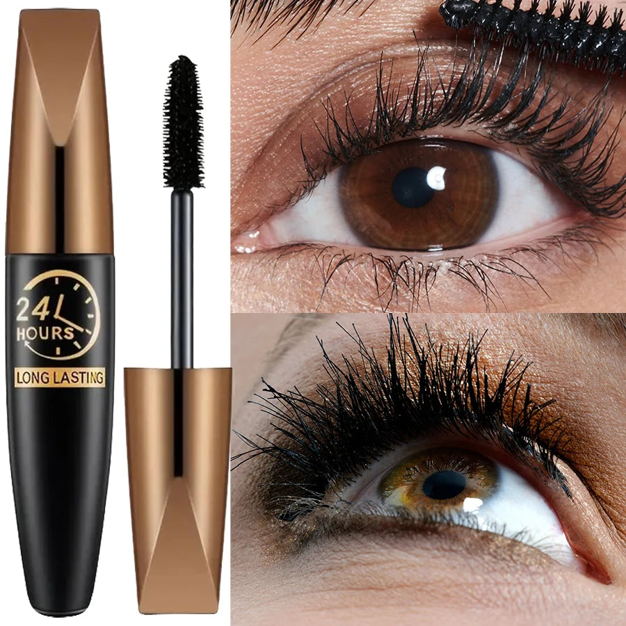 5D Waterproof Black Mascara — Lengthening, Volumizing & Long-Lasting