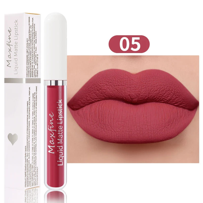 Velvet Matte Liquid Lipstick — Waterproof, Sexy & Long-Lasting