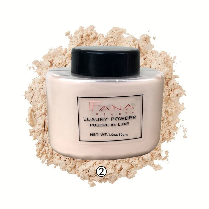4-Color Luxury Banana Setting Powder — Waterproof, Long-Lasting Matte Finish