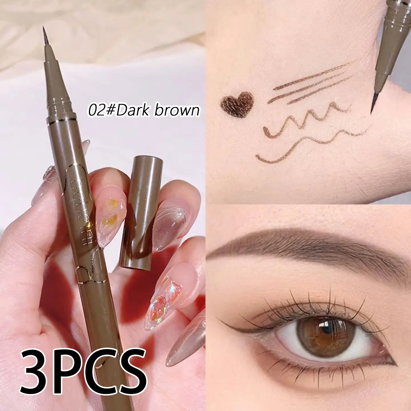 Ultra-Fine 0.05mm Slim Eyeliner — Smooth, Durable & Precision Tip