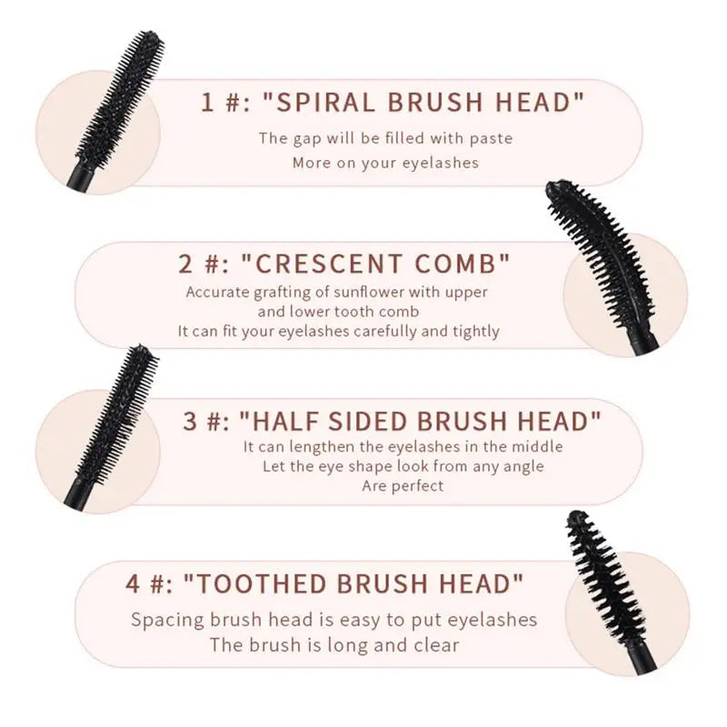 Extra Volume Waterproof Mascara — Lengthening, Thickening & Long-Lasting
