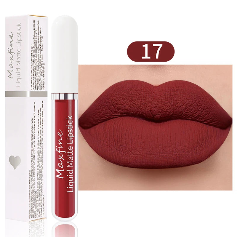 Velvet Matte Liquid Lipstick — Waterproof, Sexy & Long-Lasting