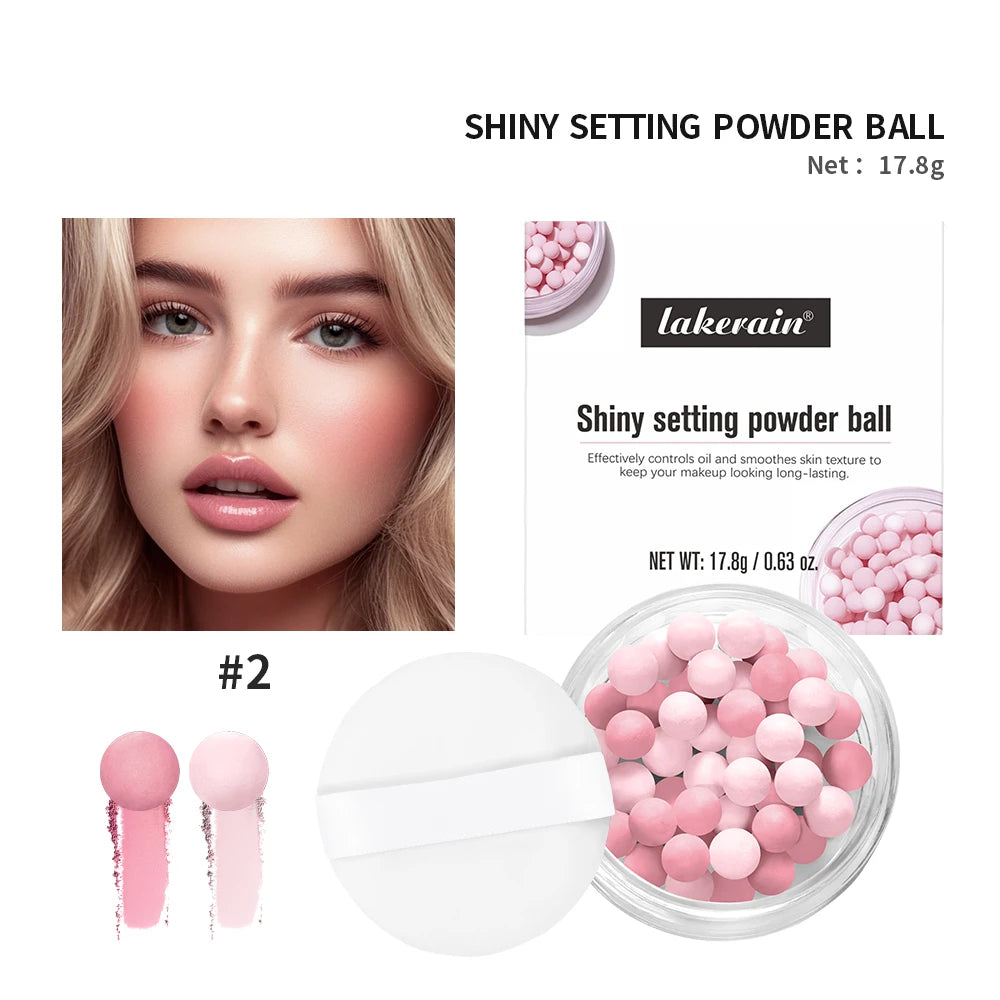Pearl Ball Setting Powder — Long-Lasting, Pore-Blurring Luminous Finish