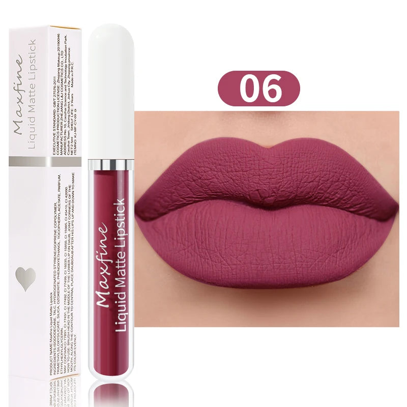 Velvet Matte Liquid Lipstick — Waterproof, Sexy & Long-Lasting