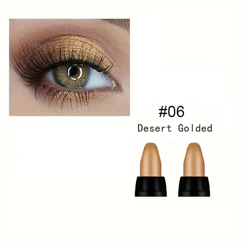 16-Color Pearlescent Glitter Eyeliner — Waterproof & Long-Lasting