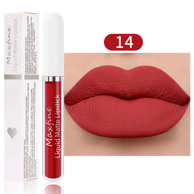 Velvet Matte Liquid Lipstick — Waterproof, Sexy & Long-Lasting