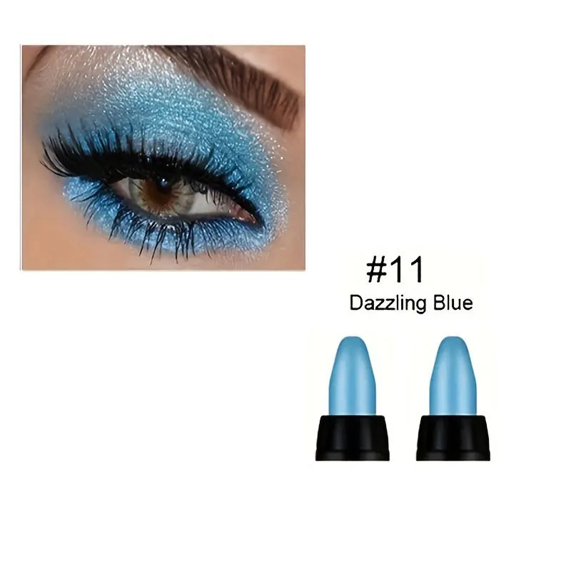 16-Color Pearlescent Glitter Eyeliner — Waterproof & Long-Lasting