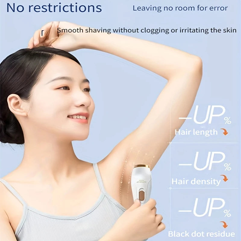 Women's Waterproof Electric Hair Remover — Painless Shaver for Body, Bikini, Face & Legs