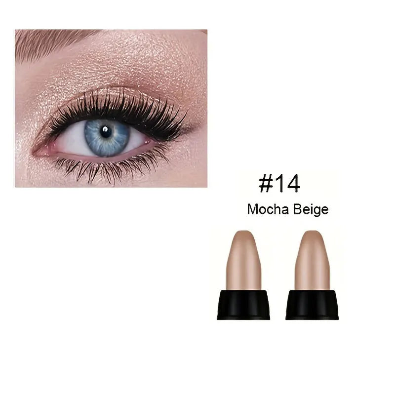 16-Color Pearlescent Glitter Eyeliner — Waterproof & Long-Lasting