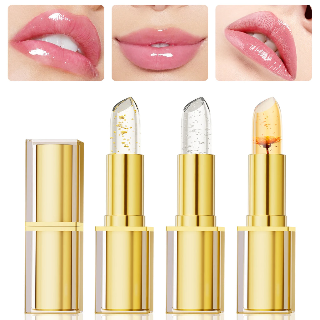 Color-Changing pH Lipstick — Gold Crystal Formula, Personalized Lip Color