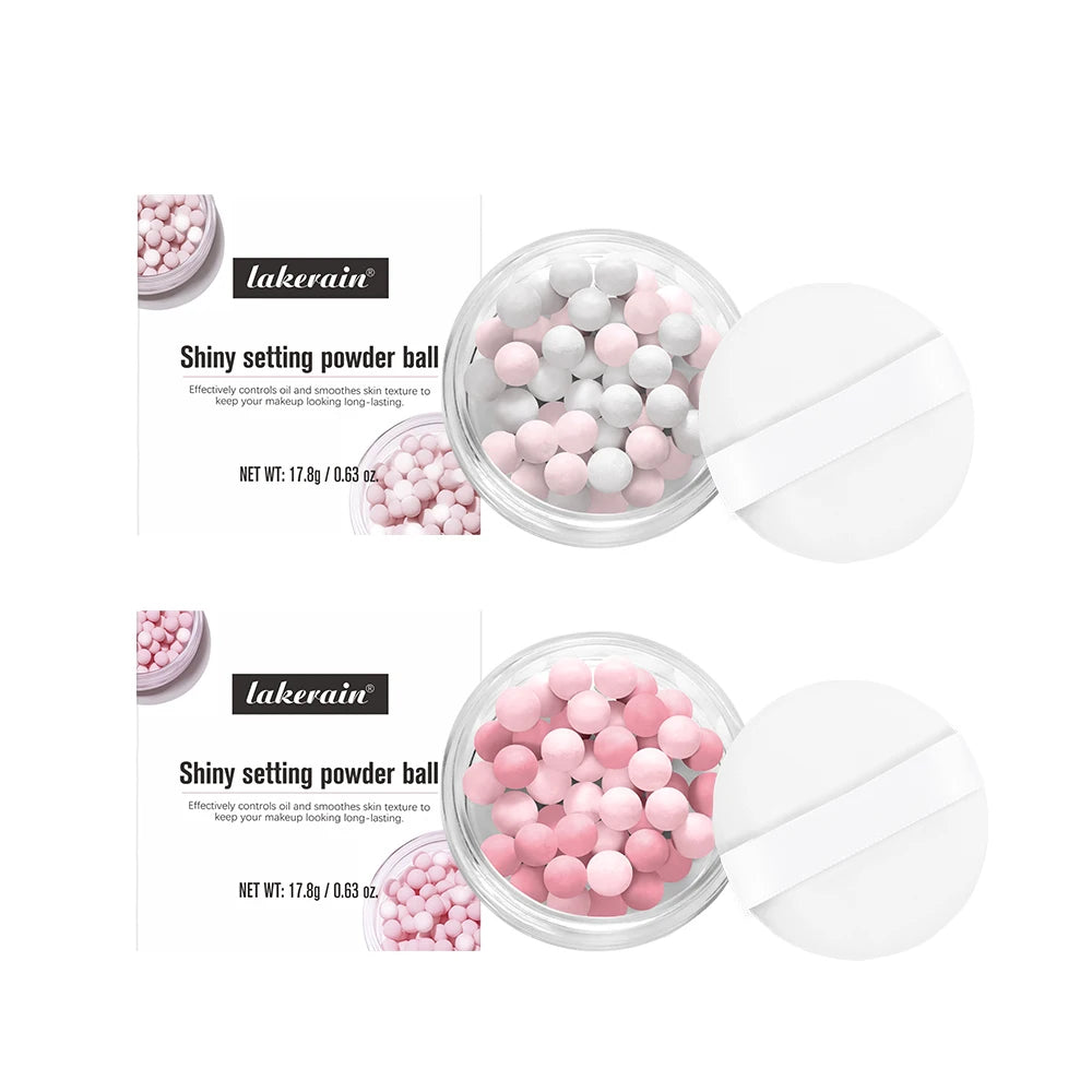 Pearl Ball Setting Powder — Long-Lasting, Pore-Blurring Luminous Finish
