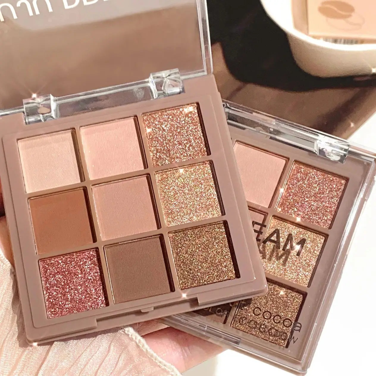 Velvet Matte Eyeshadow Palette — 9 & 18 Shades, Luxurious Pigment