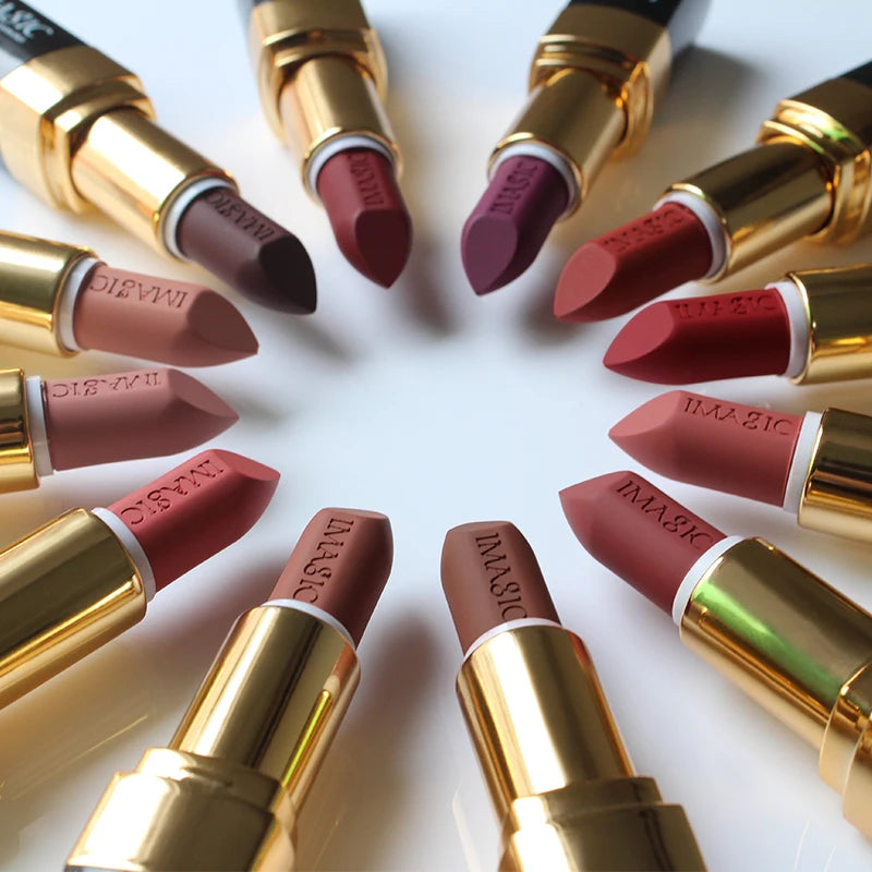 IMAGIC 12-Color Moisturizing Lipstick — Smooth, Long-Lasting & Charming