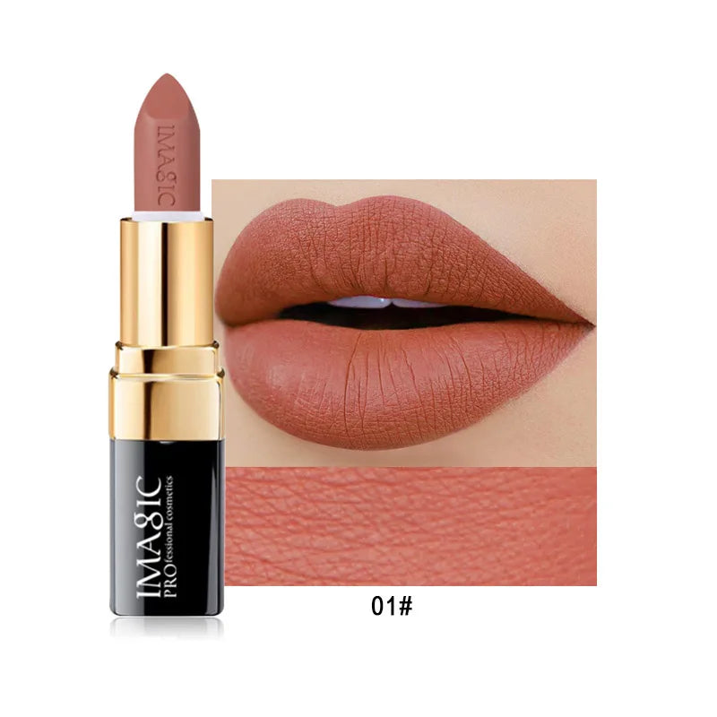 IMAGIC 12-Color Moisturizing Lipstick — Smooth, Long-Lasting & Charming