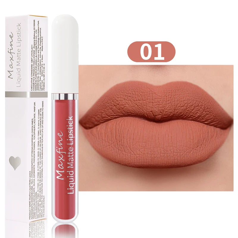 Velvet Matte Liquid Lipstick — Waterproof, Sexy & Long-Lasting