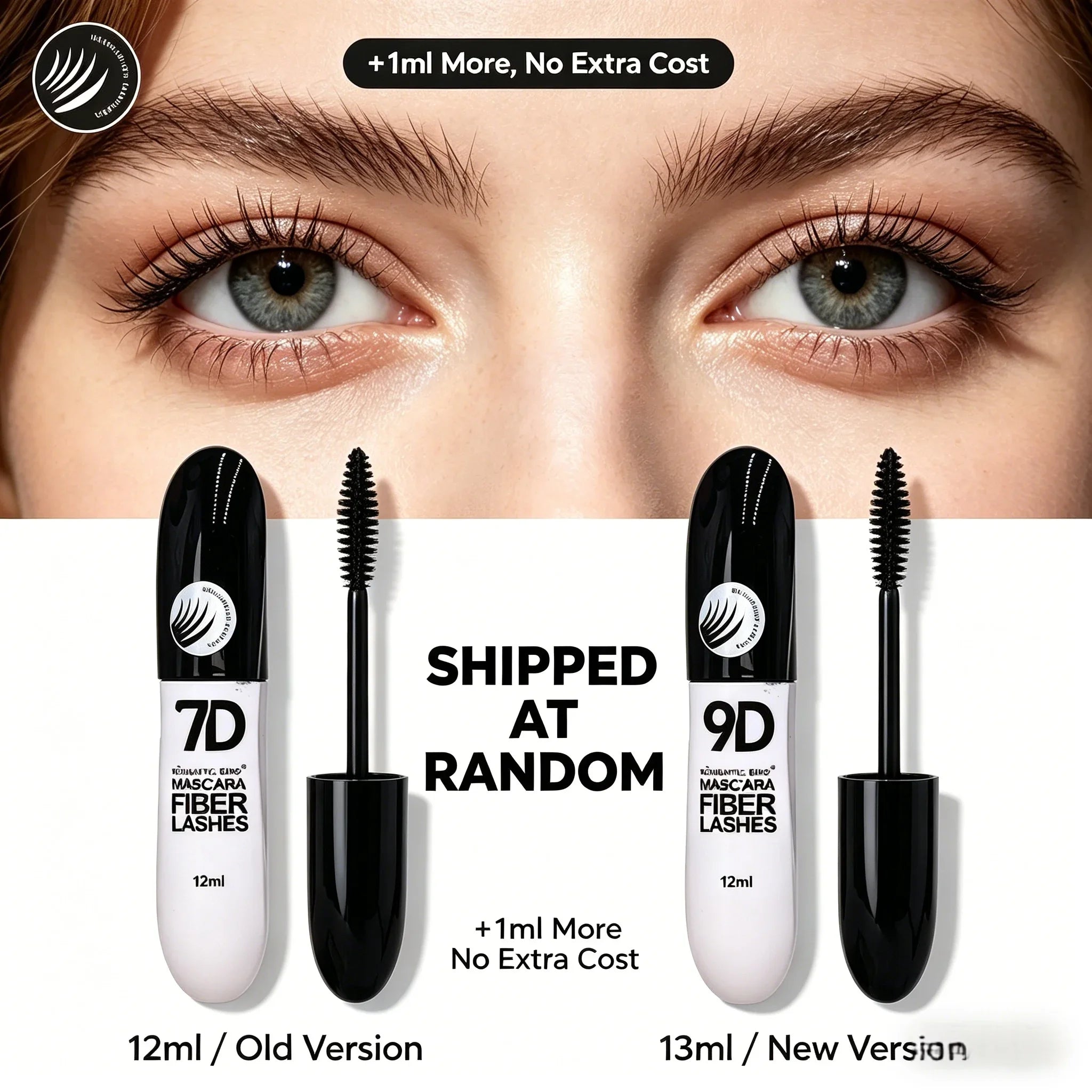 9D Fiber Mascara Set — Waterproof, Durable & Ultra-Volumizing