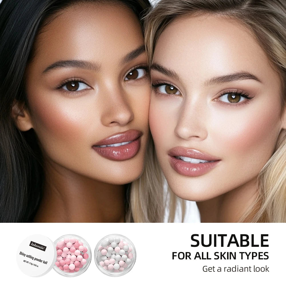 Pearl Ball Setting Powder — Long-Lasting, Pore-Blurring Luminous Finish
