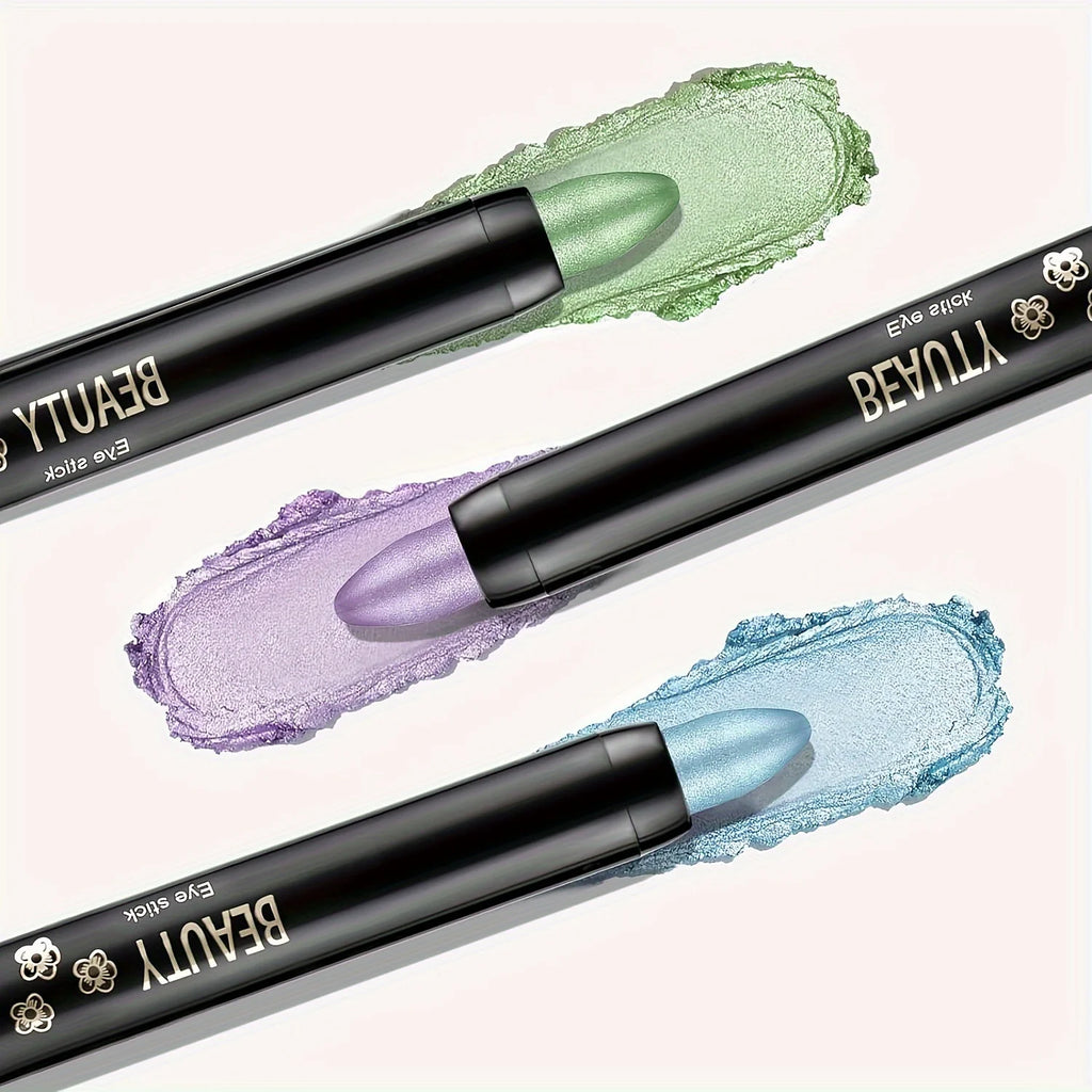 16-Color Pearlescent Glitter Eyeliner — Waterproof & Long-Lasting